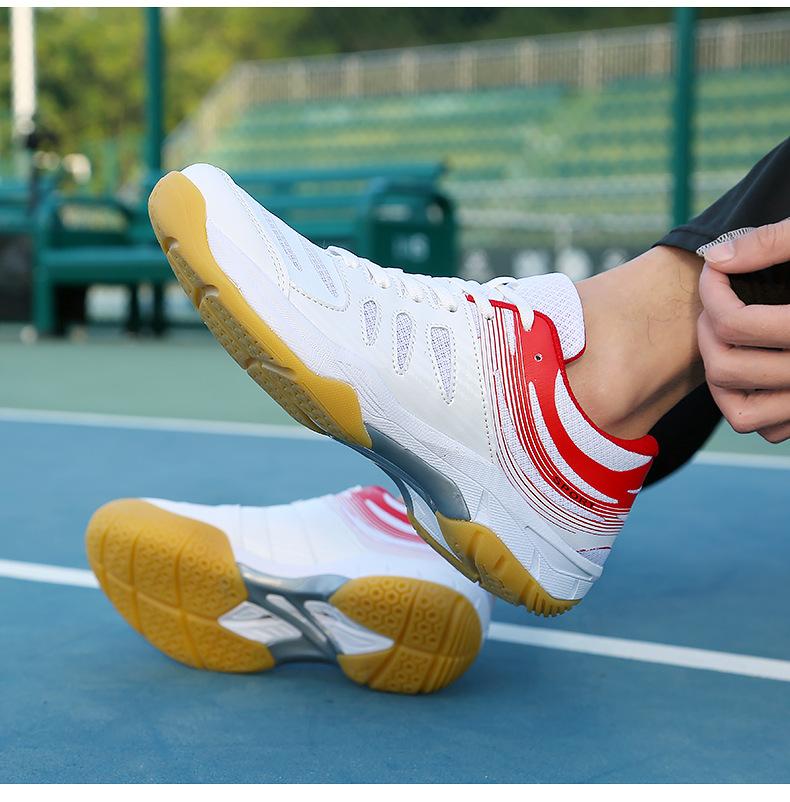 Product Introduction of In Stock Professional Badminton Shoes Tennis Shoes Volleyball Shoes Non-Slip Sneaker in Stock Professional Badminton Shoes Tennis Shoes Volleyball Shoes Non-Slip Sneaker New Spring and Summer Sneakers Sneaker Men's Shoes Badminton Shoes Table Tennis Train 19