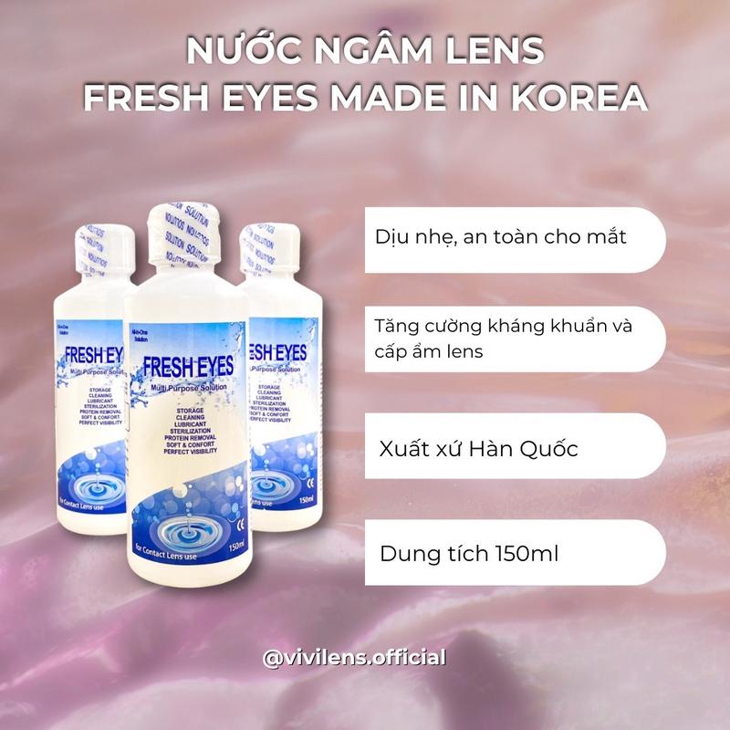 Nước ngâm lens Fresh Eyes made in Korea
