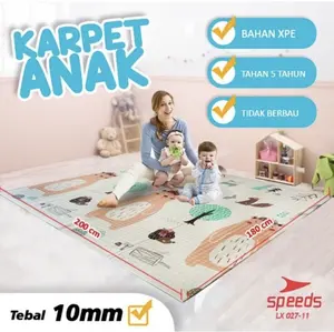Tikar lipat/ Karpet lipat Anak waterproof baby playmat Foam 200X180 CM