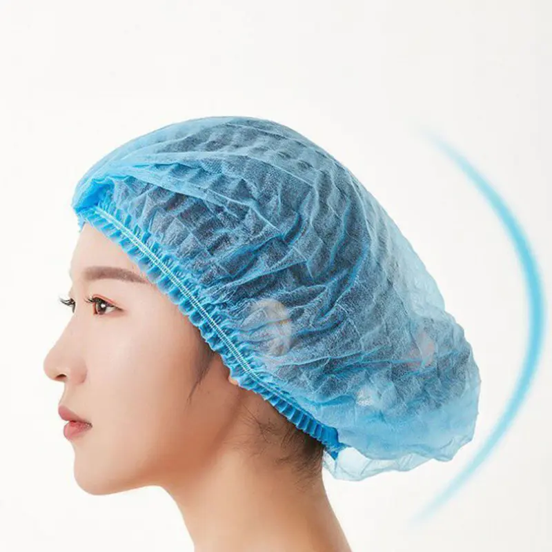 Mũ Tóc Dùng Một Lần, 100 CÁI, 21 Inch, Làm Bằng Vải Không Dệt, Mũ Lưới Tóc Bouffant, Mũ Che Đầu Co Giãn, Thích Hợp Cho Làm Đẹp, Nhà Bếp, Thẩm Mỹ Viện Thực Phẩm, Tiệm Làm Tóc, Tắm 5