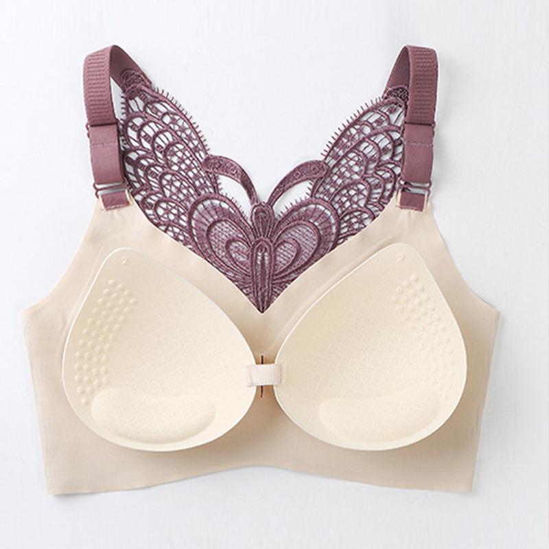 Áo Ngực thể thao không gọng phối ren quyến rũ cho nữ 40-105kg (Mã sản phẩm LS129) Bra Tập Yoga Top 5