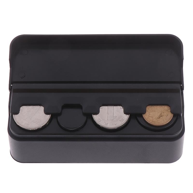 Product Introduction of Car Black Coin Case Loose Change Storage Box Small Money Wallet Holder Organizer 12