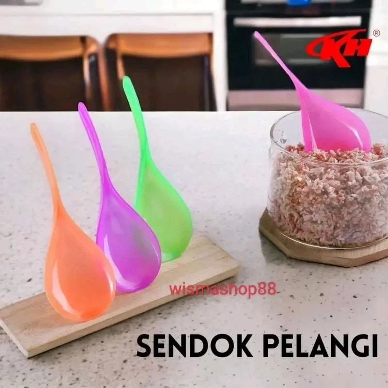 CENTONG NASI PLASTIK MURAH ( 2 PCS ) / SENDOK NASI PLASTIK