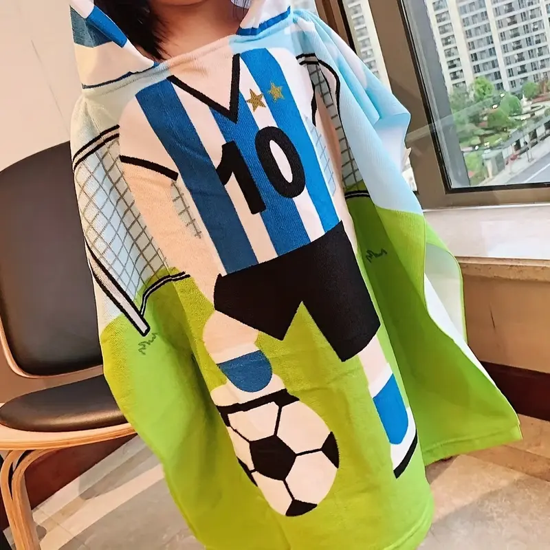 Adorable Cartoon Hooded Bath Towel for Youngsters - Soft, Absorbent & Cozy with Cute Designs - Perfect Gift for Boys & Girls 8
