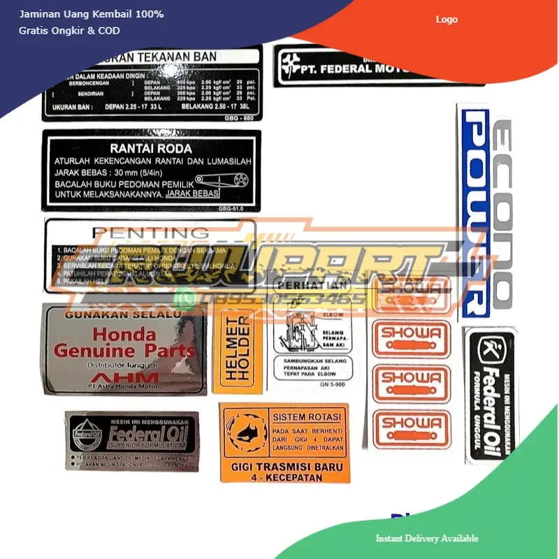 STIKER ASTREA DETAIL ORIGINAL TERMURAH / STICKER DETAIL ASTREA GRAND PRIMA LEGENDA DAN IMPRESSA