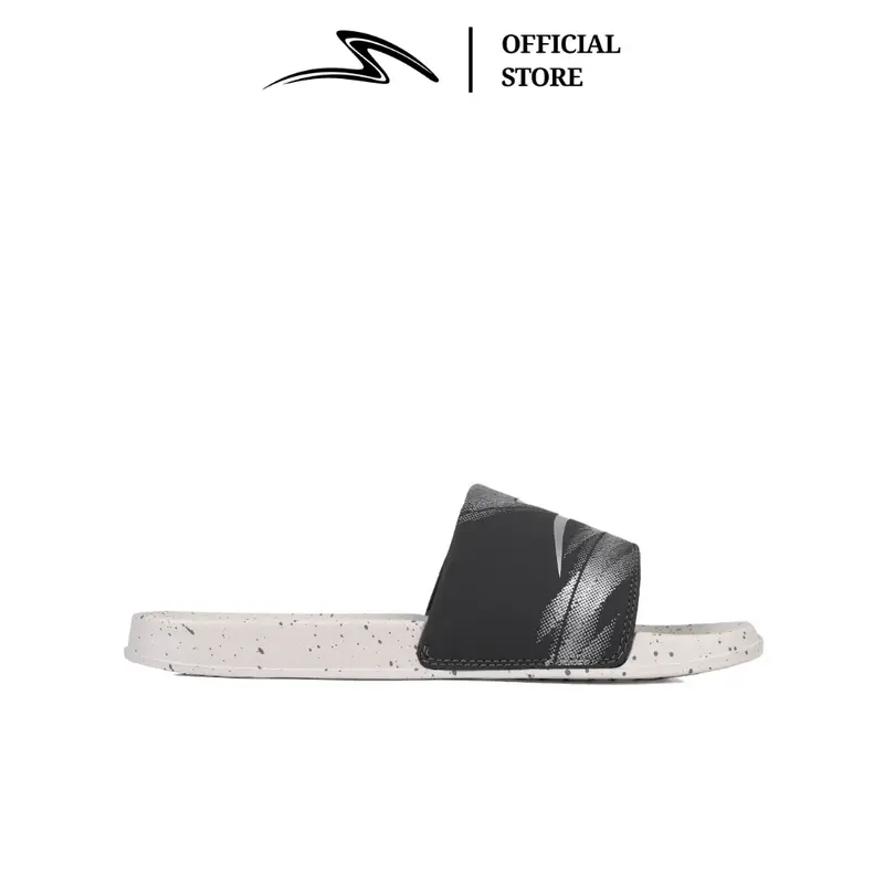 SPECS SANDALS TERRA SLIDES COCONUT MILK SILVER PEAT BLACK SPE1000065 2