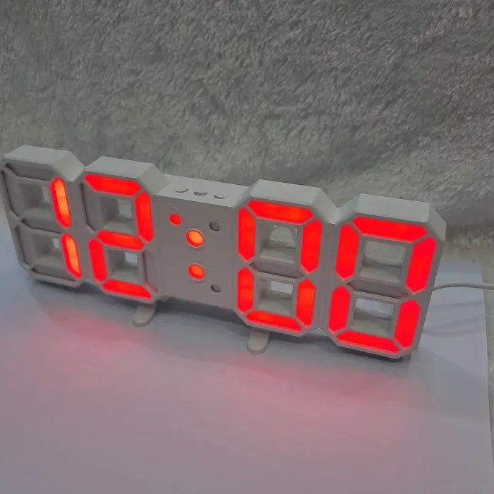 Dijual Jam Dinding Digital Led Jam Meja Unik dan Artistik - Biru Terlaris Tbk 3