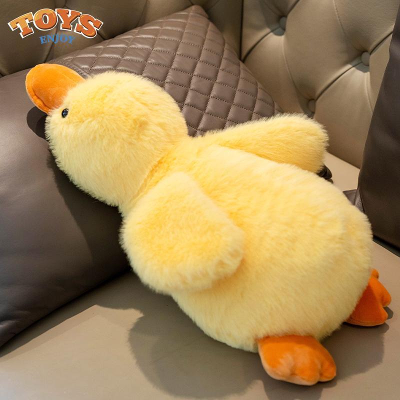  Gối Búp Bê Nhồi Bông Vịt Tóc Dài Kawaii Có 30   50Cm Đồ Chơi Nhồi Bông Vịt Ngỗng Dễ Thương Có Màu Vàng Hồng Tím Đen Và Trắng Thích Hợp Làm Quà Tặng Cho Bé Trai Và Bé Gái 