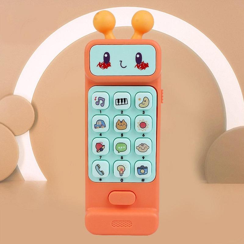 Simulation Mobile Phone Toy, Cute Cartoon Mini Phone with Music, Pretend Play Toy, Stocking Filler 8
