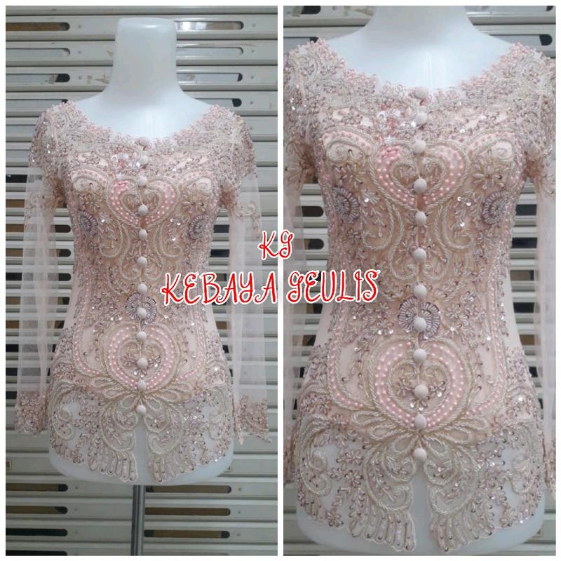 Atasan kebaya pesta kebaya abege kebaya wisuda modern full payet model kerah sabrina free longtorso 4