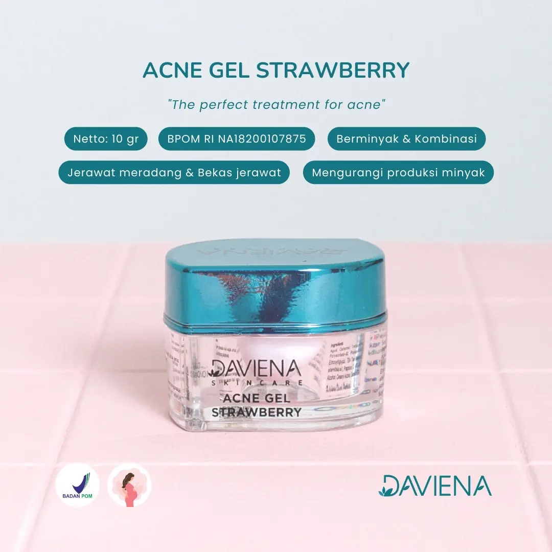 ACNE GEL STRAWBERRY DAVIENA