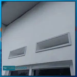 Kawat nyamuk kasa nyamuk jaring nyamuk penutup lubang angin ukuran kecil 10x25cm Abu Putih Karet