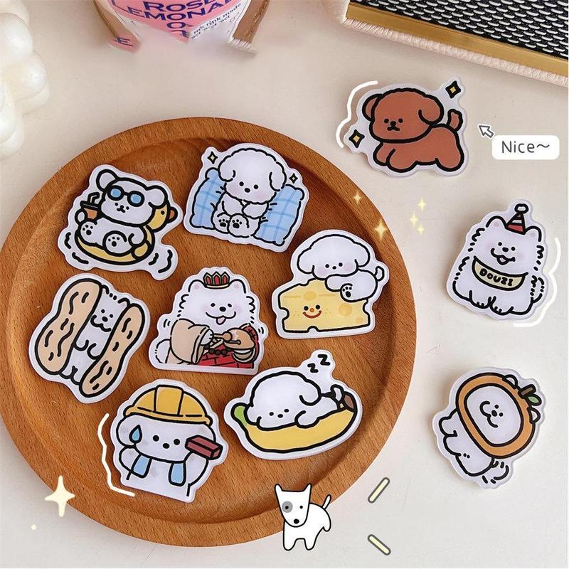 Ins Style Cute Cartoon Acrylic Puppy Brooch Badge Wholesale Clothes Accessories V4L6 W9F5 3