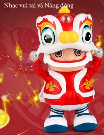 ĐỒ CHƠI EM MÚA LÂN CÓ NHẠC ĐÈN CHẤT LƯƠNG CAO GIÁ RẺ 3