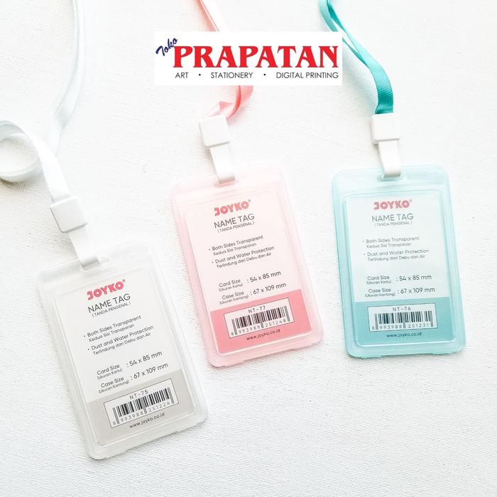 Gambar Joyko Name Tag 54x85mm NT-75-77 / Tanda Pengenal - NT-75 Putih dari Toko Prapatan_NEW Kota Administrasi Jakarta Timur 2 Tokopedia