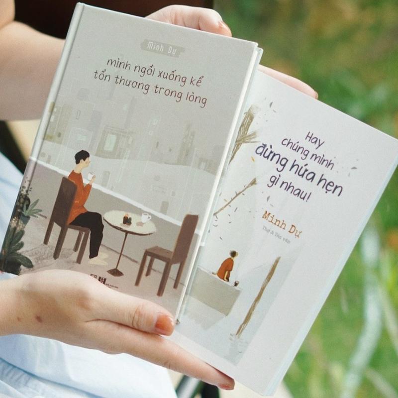 Combo sách Chữa lành tác giả Minh Dự - có lưu bút (Hay chúng mình + Mình ngồi xuống kể)
