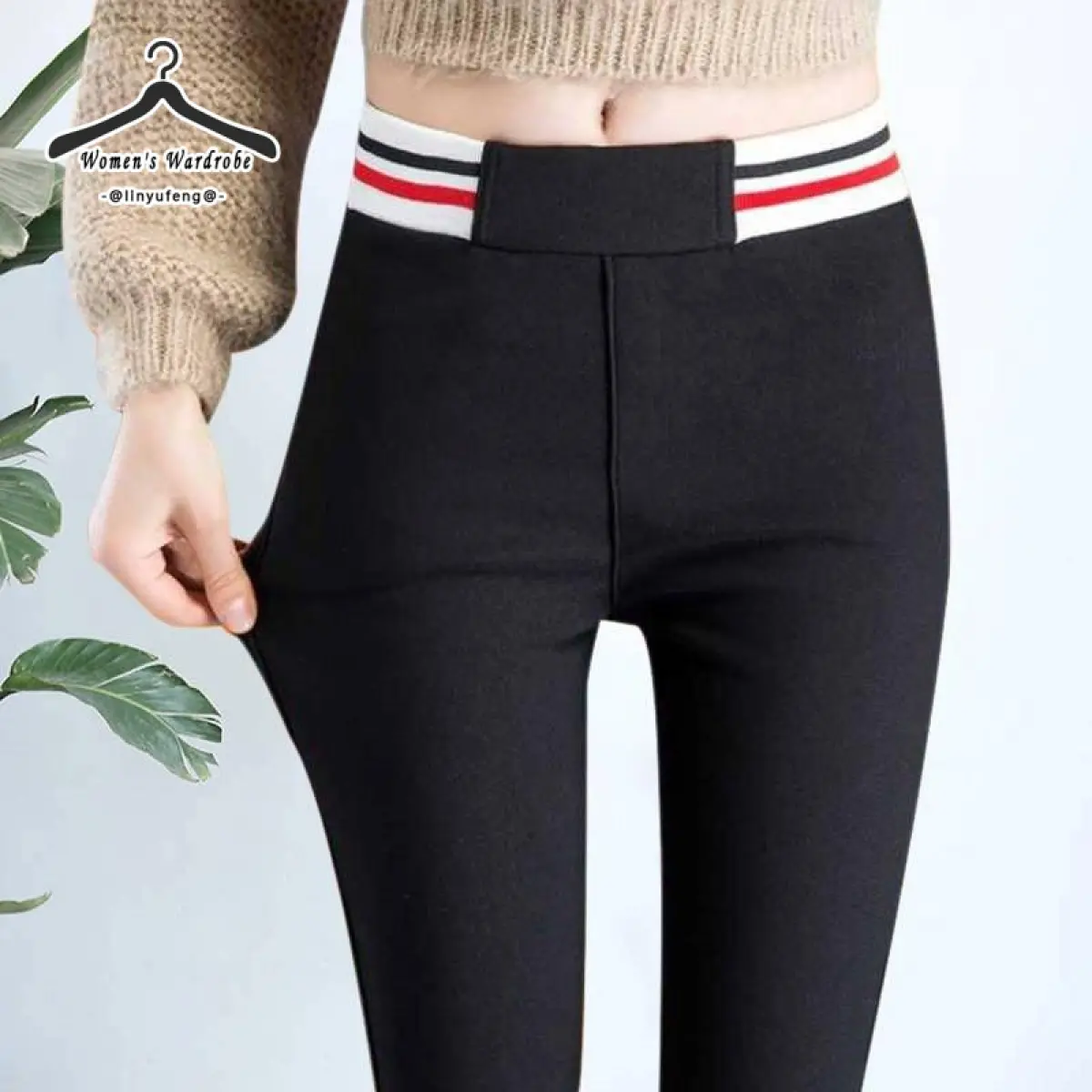 S-2XL Long Legging Pants Women High Waist Korean Style Tight Skinny Stretchable Casual Black Office Plus Size Ladies Ankle Pants Seluar Slack Fit Panjang Hitam Kerja Slek Ketat Wanita Perempuan Murah Muslimah Denim