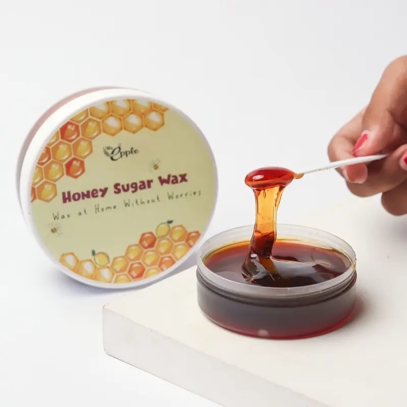READY! MR EPPLE HONEY SUGAR WAX KIT 85ML WAXING KIT HONEY MR. APPLE EPPLE HONEY SUGAR WAXING 4
