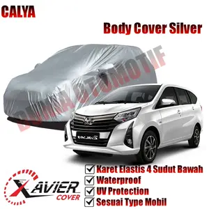 Silver Cover Mobil Calya / Sigra Indoor Outdoor anti UV dan Waterproof Silver Cover Mobil Calya / Sigra Indoor Outdoor anti UV dan Waterproof
