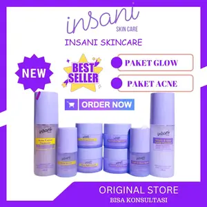 PAKET INSANI SKINCARE GLOW DAN ACNE INSANI SKINCARE BY CITRA INSANI ORIGINAL Perawatan Mencerahkan Wajah