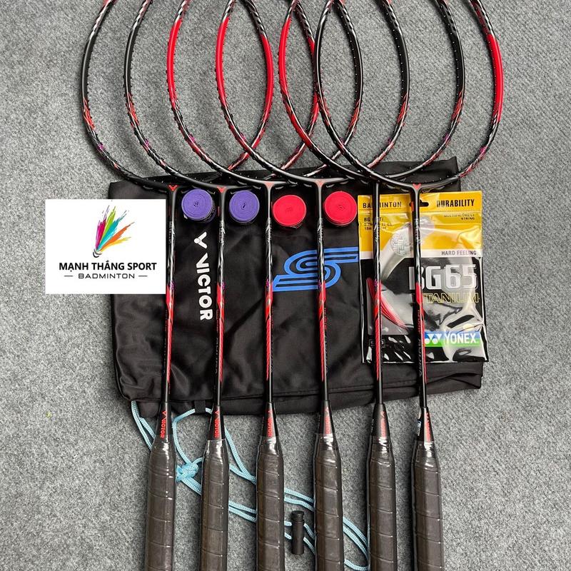 Vợt cầu lông Victor Thruster Ryuga Metallic căng sẵn 11kg (tặng quấn cán, bao đựng vợt, cước BG65ti căng sẵn) Cán Vợt Sport