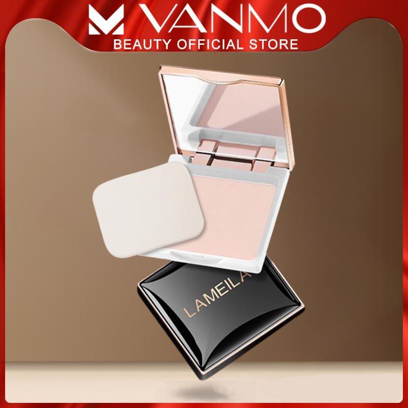 Phấn Phủ Kiềm Dầu Nâng Tông Che Khuyết Điểm Lameila Make Up Powder Phấn Nền Dạng Nén Có Gương 5116 Cosmetic Mỹ Phẩm Trang Điểm Nam Nữ