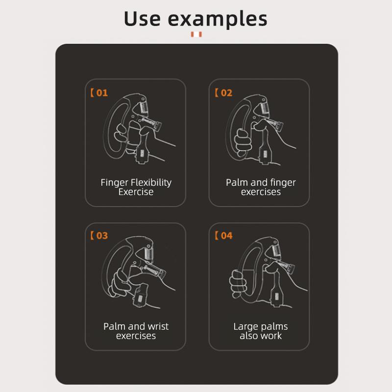 Product Introduction of Smart Counting Hand Grip 10-100KG Adjustment Exercise Power Strengthening Pliers Spring Finger Pinch Wrist Expander Training 1PC 12