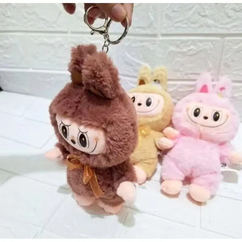 Gantungan Kunci Ganci Boneka Labubu Fullbody 20CM Bulu Halus Lembut Anak - Pusat Boneka 0