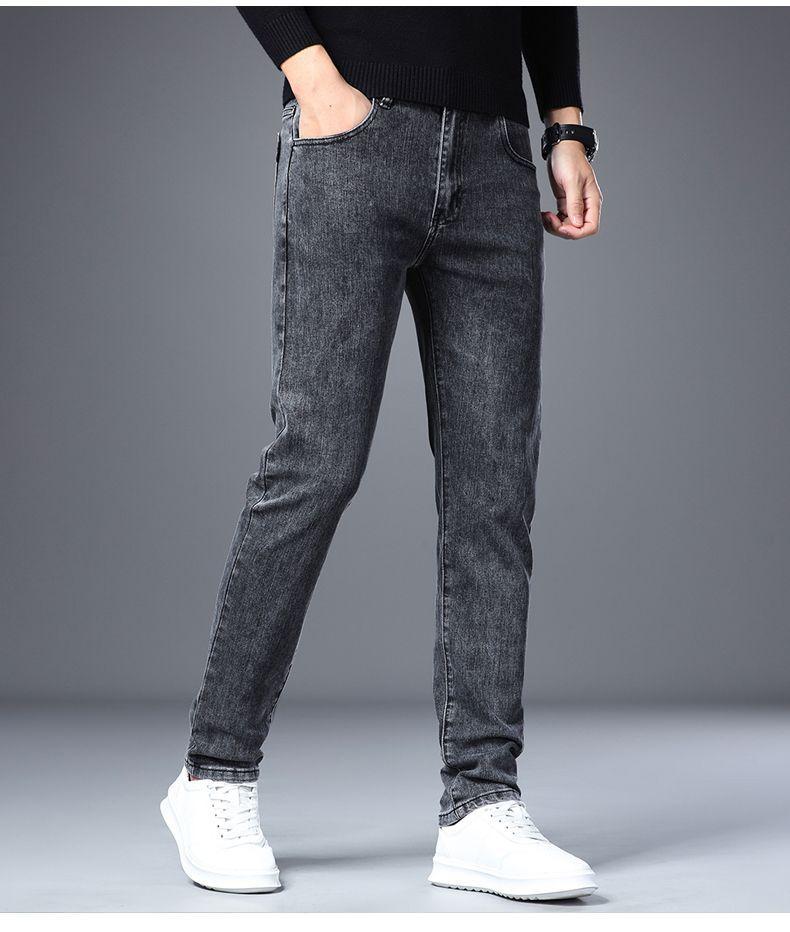 Product Introduction of Quần Jean Nam Co Giãn, Dáng Suông Mỏng, Phong Cách Công Sở Thường Ngày Dễ Phối Đồ Quần Bút Chì Hợp Xu hướng Hàng Mới Về Mùa Thu, 30 Ngày Bán Chạy 1248 Miếng, Quần Nam 3