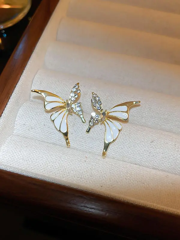 Butterfly Design Earrings, Fashionable Jewelry for Women, Trendy All-match & Exquisite Jewelry for Birthday Gift 7