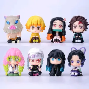 Action Figure Kimetsu no Yaiba | Pajangan Anime Demon Slayer Tanjiro Nezuko Inosuke Zenitsu Mitsuri Tengen Tokito Shinobu