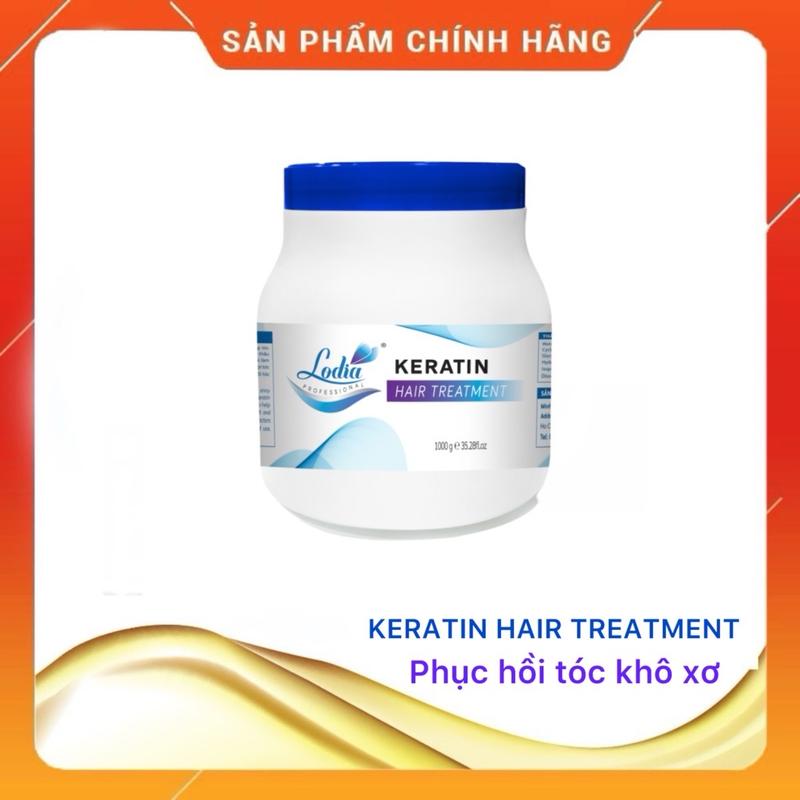 Kem hấp ủ tóc Keratin Treatment Lodia 1000ml Chăm sóc tóc,phục hồi tóc siêu mềm Collagen Dưỡng Tóc