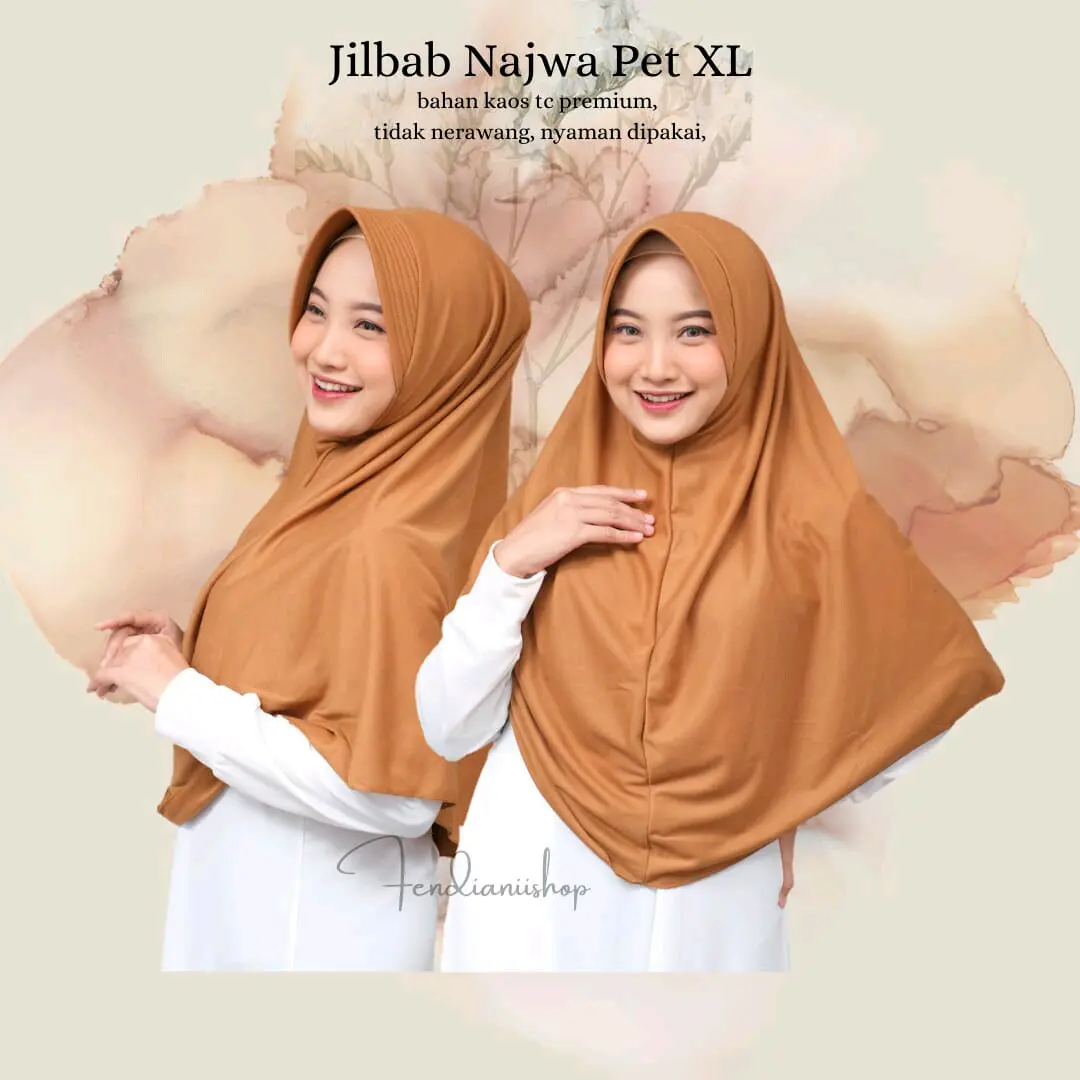 Khimar Jumbo PET XL hijab jilbab kerudung syar'i pet jumbo