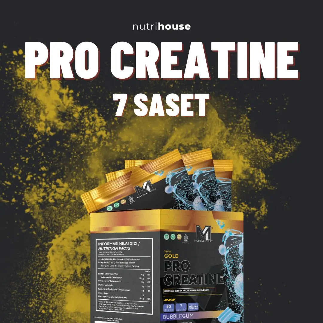M1 Pro Gold Creatine 7 Sachet 7 serving saset Muscle First