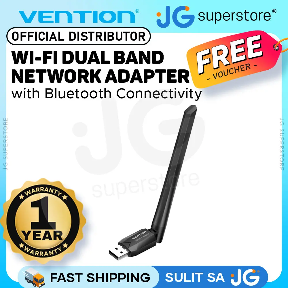 Vention AC650 High Speed 2.4Ghz Dual Band USB Network/Bluetooth Adapter ...