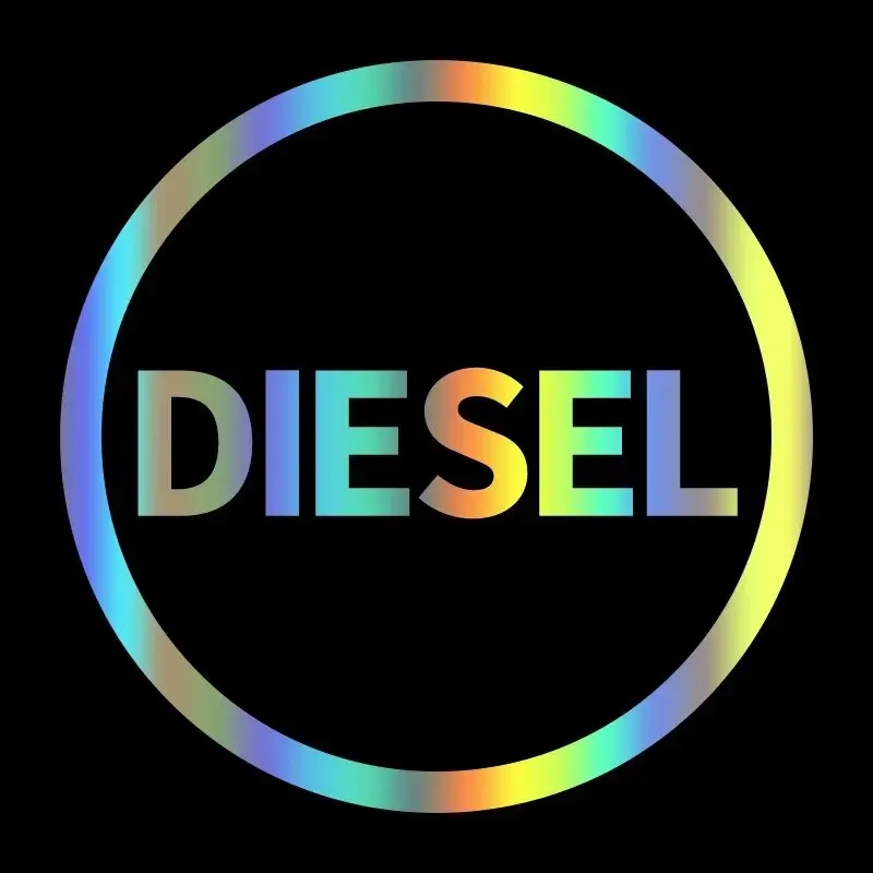 Tem  biểu  tượng dầu Diesel cho xe ô tô máy dầu 2