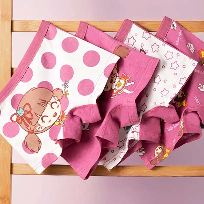 3PCS Celana Dalam Anak Gadis Lucu Katun Lembut CD Fashion 2
