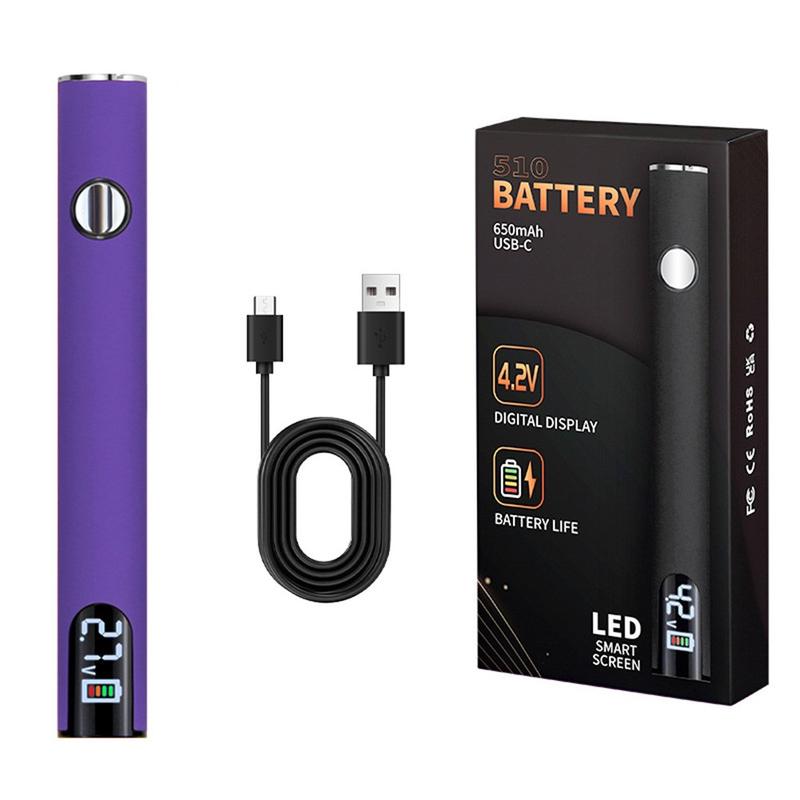 Bộ dụng cụ hàn không dây, 4 inch, với màn hình LED, sạc nhanh USB-C và đầu ren 510, trọng lượng nhẹ 33g, thích hợp cho các thiết bị điện tử, ngoài trời và tự làm 5