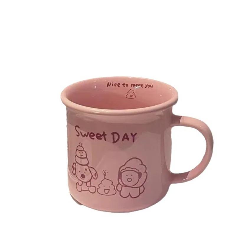 Ceramic Christmas Mug Cartoon Santa Mousse Cup Coffee Cup For Office Home Baking Dessert Breakfast Milk Mug For Kids Xmas Gift 4