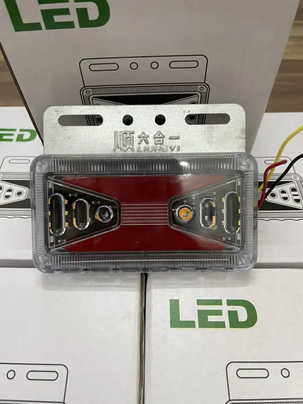 Đèn sườn xe tải soi lốp led hông chớp nháy điện 12V 24V 8