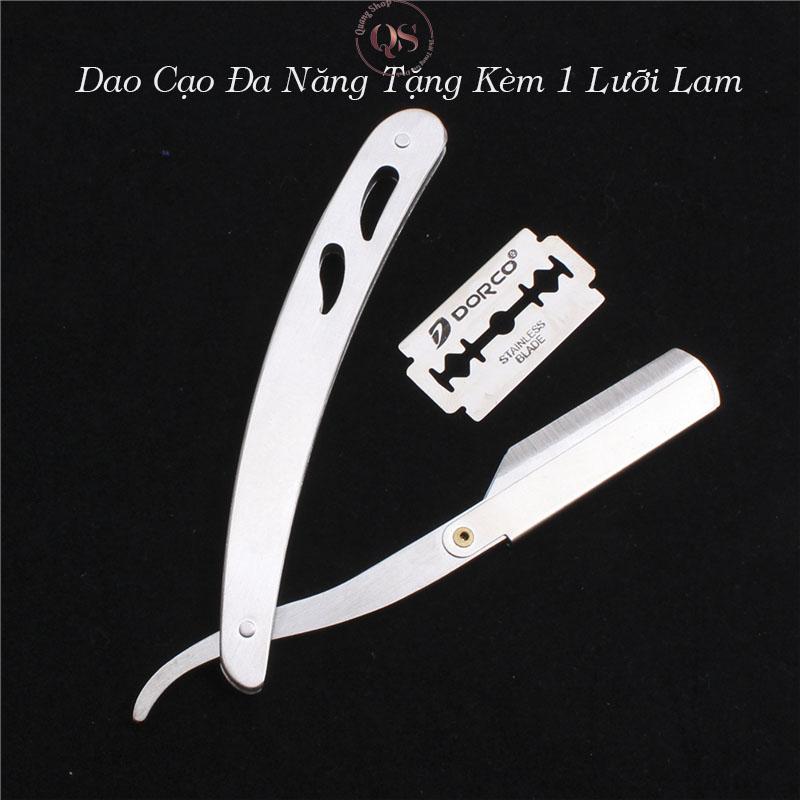  Dao Cạo Đa Năng Hợp Kim Thép Không Gỉ Tặng Kèm 1 Lưỡi Dao Lam Dao Cạo Dành Cho Cả Nam Và Nữ 