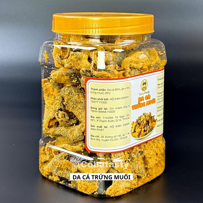 Da Cá Lắc Trứng Muối Tẩm Cay Hủ 400gr - đồ ăn vặt Snack Food