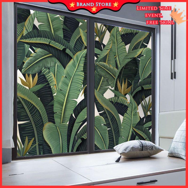 Frosted Window Glass Stickers Transparent Opaque Bedroom Anti-Exposure ...