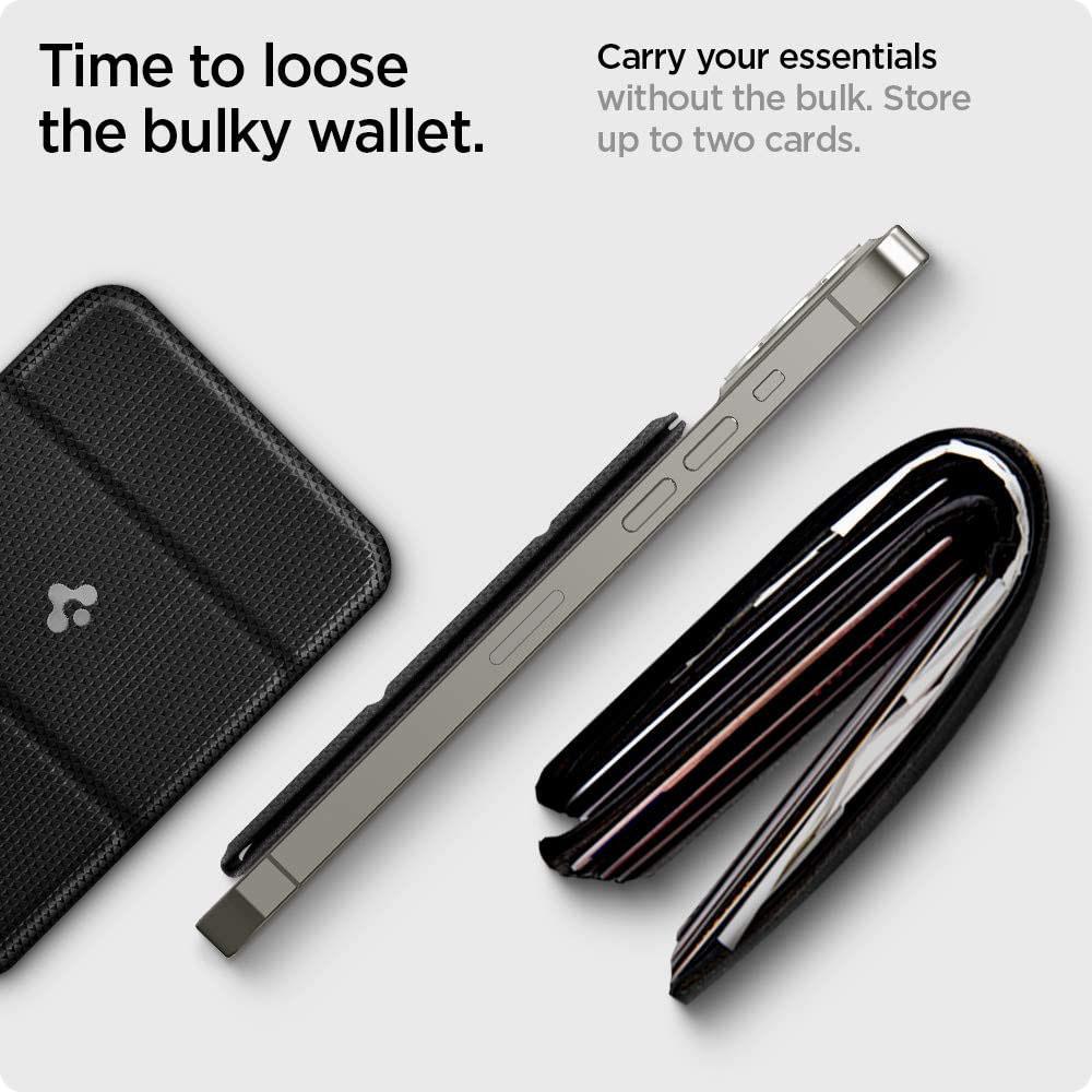Card Holder Stand Spigen Universal Card Wallet Smart Fold Dompet Kulit
