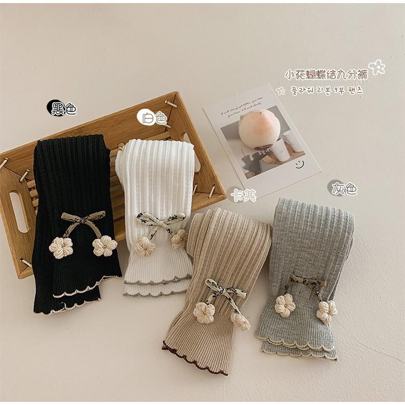Quần legging cho bé gái, Quần dài dáng ôm đính hoa cho bé từ 1 đến 4 tuổi 3