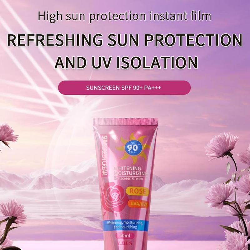 Product Introduction of LBLS Facial Sunscreen Cream SPF 90+High Protection UV PLUS Sunscreen For Facial Body Skin Daily Sunscreen Repairing 24