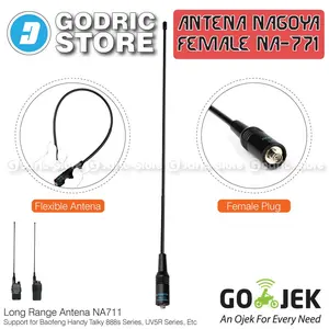Nagoya Antena NA-771 Female SMA NA771 for Baofeng HT 888s, UV5R etc