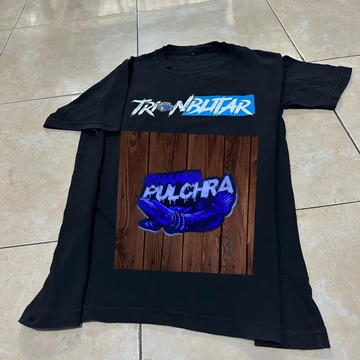 Kaos Premium Gambar Blue Pulchra Bagus