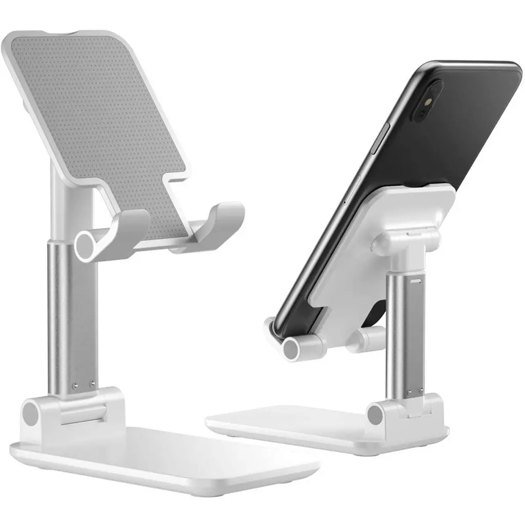 Holder Hp Folding Tripod Meja Aksesoris Pink
