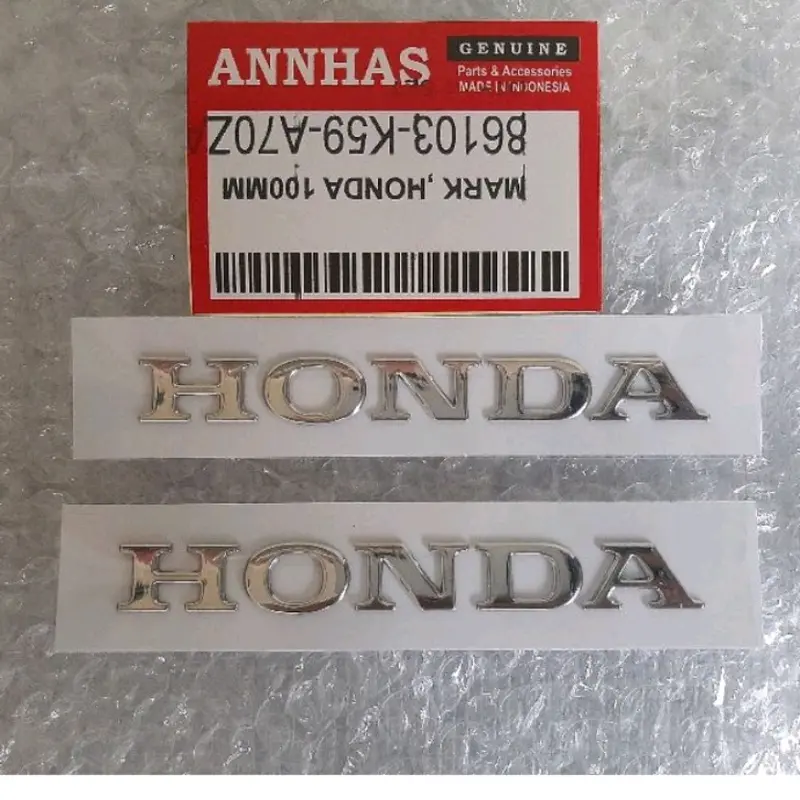 logo emblem honda 3D harga 2pc sepasang kiri dan kanan 0